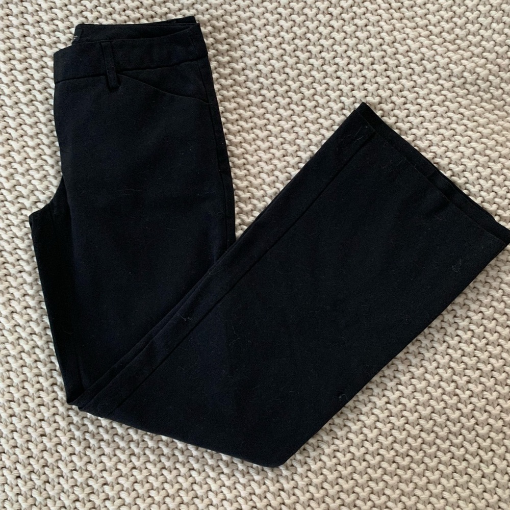 Black Flare Dress Pants - short
